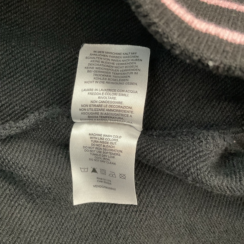 Fila Women's Black Sweater with Colorful Logo - Picture 4 of 5